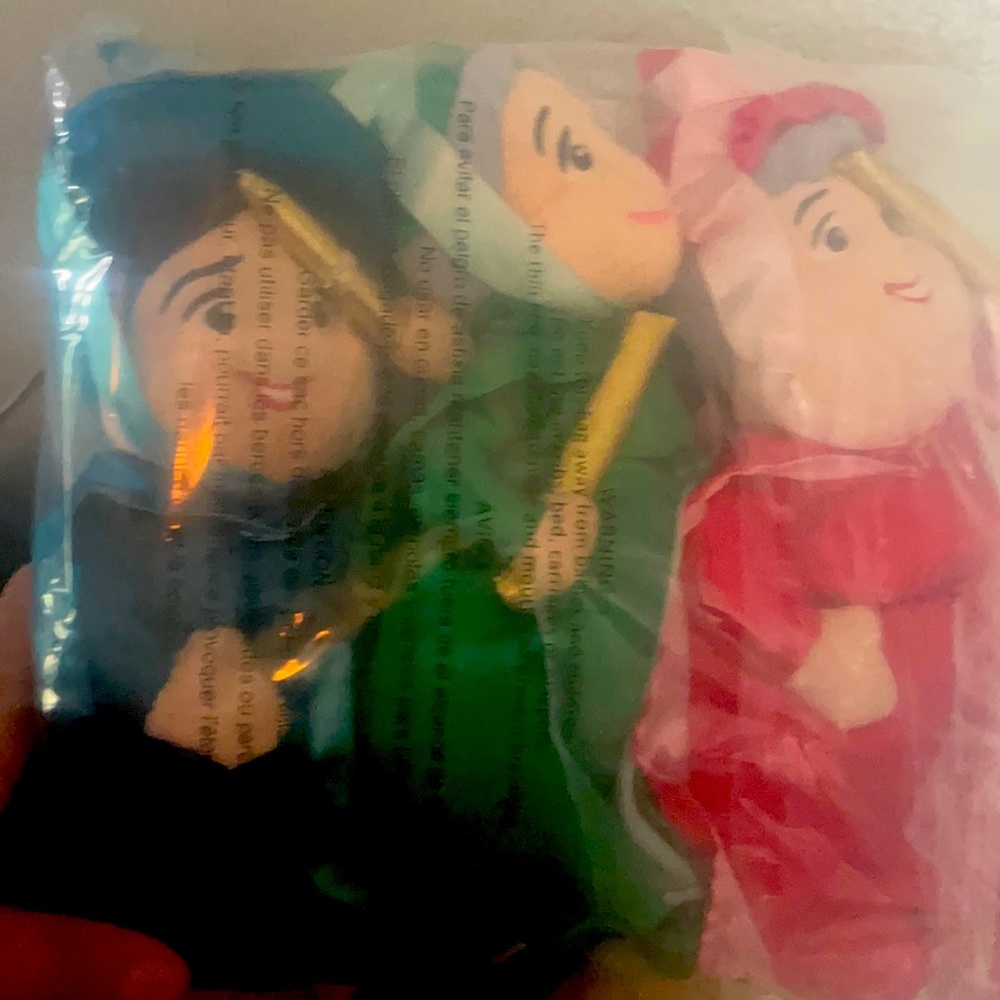 Flora, Fauna and merryweather. Fairy godmothers.